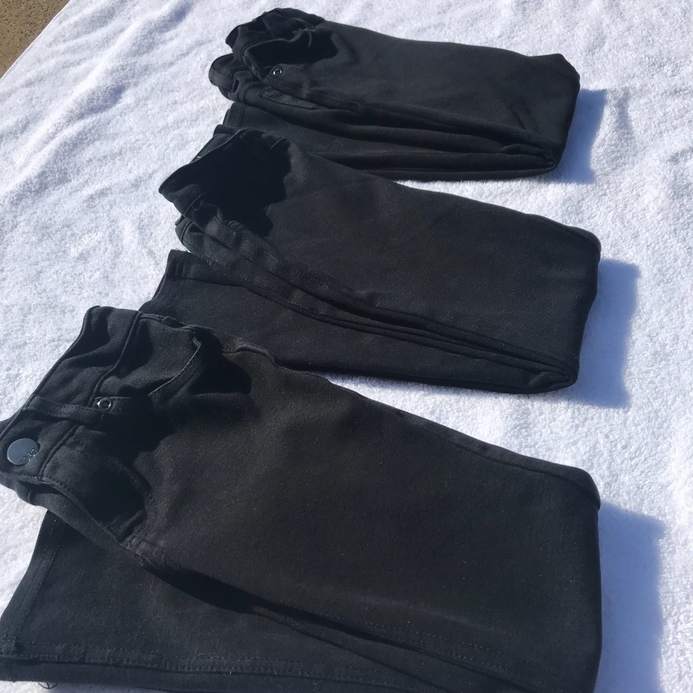 5 Gap Kids Girls Uniform Black Ponte Pants
